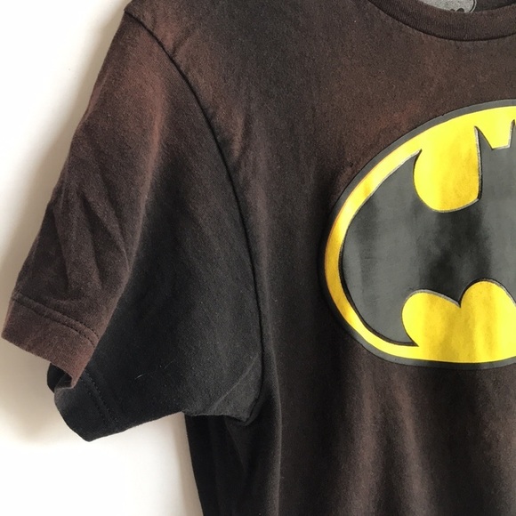 Batman logo brown-black T-shirt, size M - Picture 4 of 6